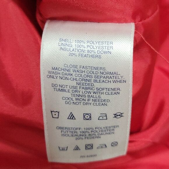 LANDS END WOMENS DOWN VEST SIZE M 10-12 - Picture 4 of 6